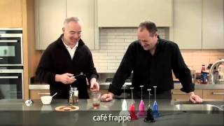 How to make a frappé coffee using an aerolatte milk frother [upl. by Freeborn]