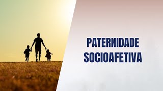 Paternidade socioafetiva [upl. by Esenwahs]