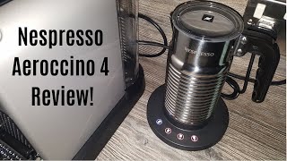 Nespresso Aeroccino 4 Milk Frother Review  Worth upgrading from the Aeroccino 3 [upl. by Evette]