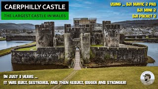 Caerphilly Castle  The Largest in Wales 2nd in Britain [upl. by Ahseihs]