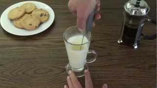 Aerolatte  The Original Steam Free Milk Frother [upl. by Ahsiram]