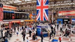 A Walk Through The London Victoria Station London England [upl. by Satsoc]