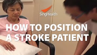 How To Position A Stroke Patient [upl. by Orat402]