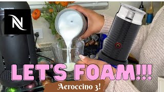 How To Foam Milk With Aeroccino 3 Make Coffee With Foam Tips amp Tricks  Easy Foamed Latte Recipe [upl. by Brion736]