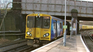 Half an Hour at 216  Birkenhead North Station 1022017  Class 507 508 terminus [upl. by Sitoiganap]