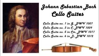 Johann Sebastian Bach  Cello suites in 432 Hz great for reading or studying [upl. by Ika]