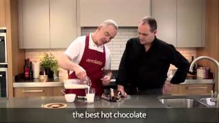 How to make a hot chocolate using an aerolatte milk frother [upl. by Michaeu]