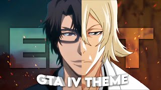 Aizen x Urahara  GTA IV Theme Edit [upl. by Assereht]